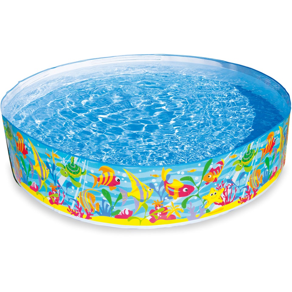 Intex Ocean Play Snapset Pool 183 x 38 cm – Produktansicht auf weißem Hintergrund
