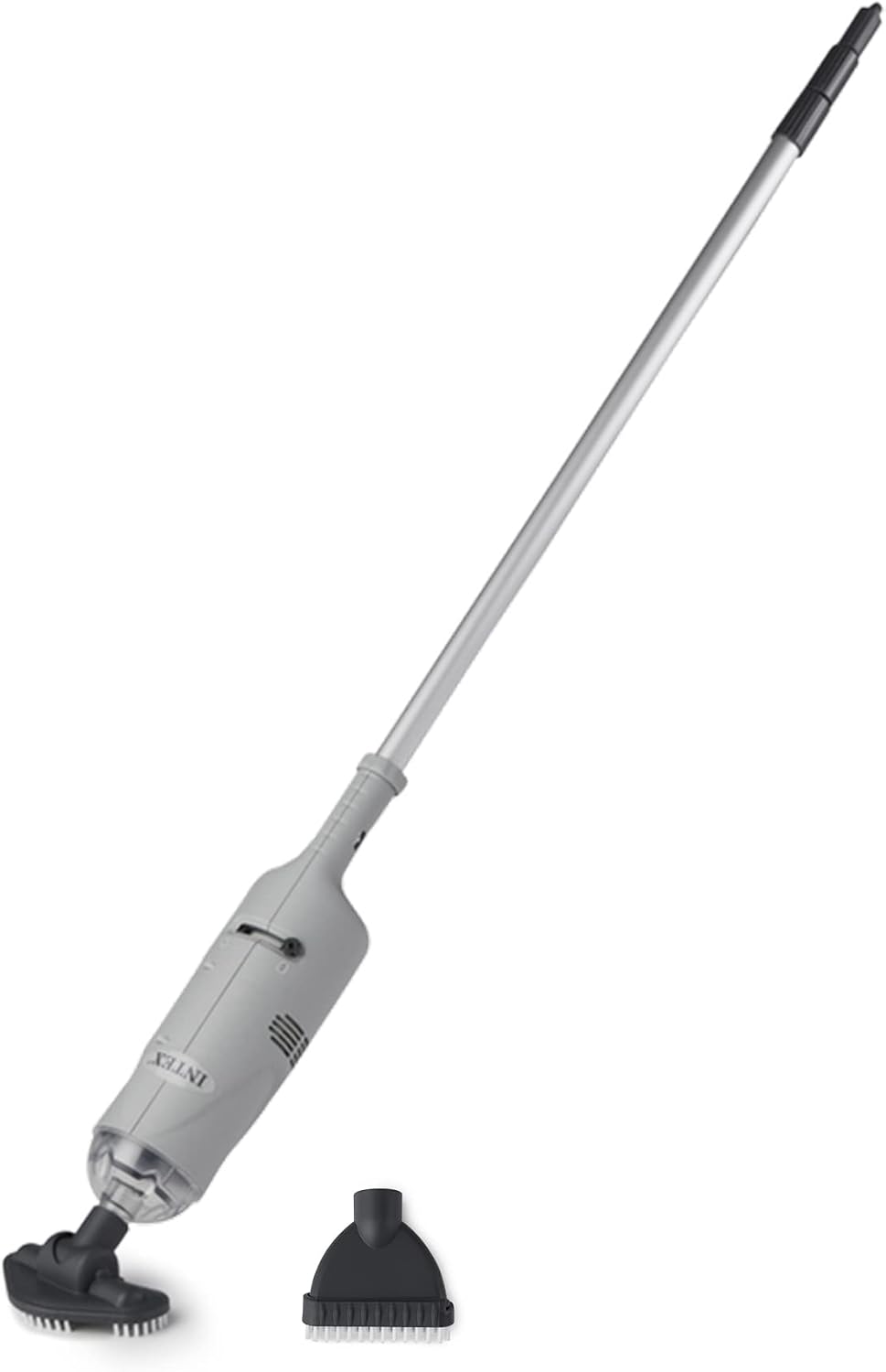 Intex 28620NP Akku-Handsauger komplett mit Teleskopstange und zweitem Bürstenaufsatz – Produktansicht