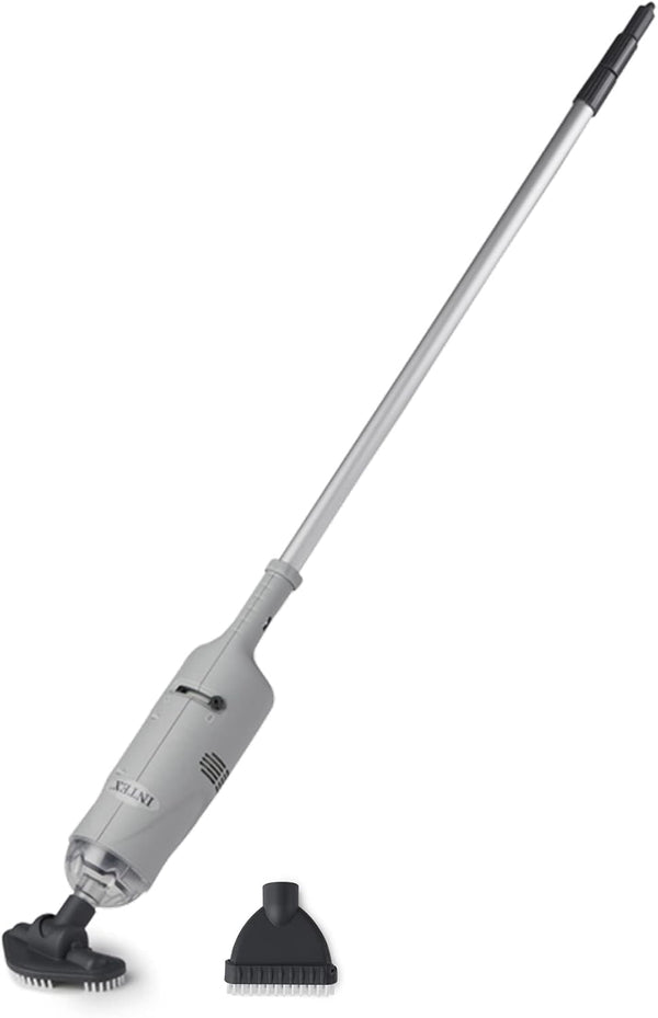 Intex 28620NP Akku-Handsauger komplett mit Teleskopstange und zweitem Bürstenaufsatz – Produktansicht