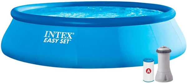 Intex Easy Set Pool 366 x 76 cm Komplettset mit Kartuschenfilterpumpe und Filterkartusche Typ A