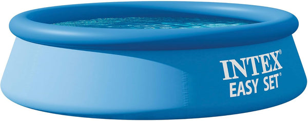 Intex Easy Set Pool 244 x 61 cm rund blau – Freisteller auf weißem Hintergrund