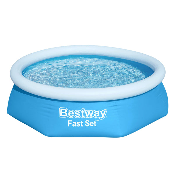 Bestway Fast Set Aufstellpool 244 x 61 cm ohne Pumpe – Hauptansicht auf weißem Hintergrund