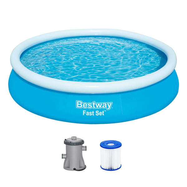 Bestway Fast Set Pool 366 x 76 cm mit Filterpumpe – Hauptansicht Packshot